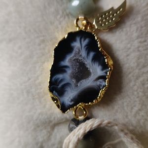 Agate and Amazonite Bracelet